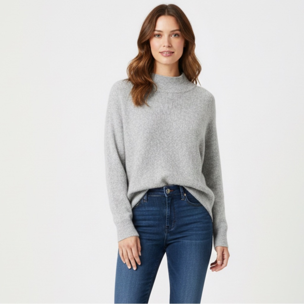H&M Oversized grey sweater turtleneck Sweater high neck